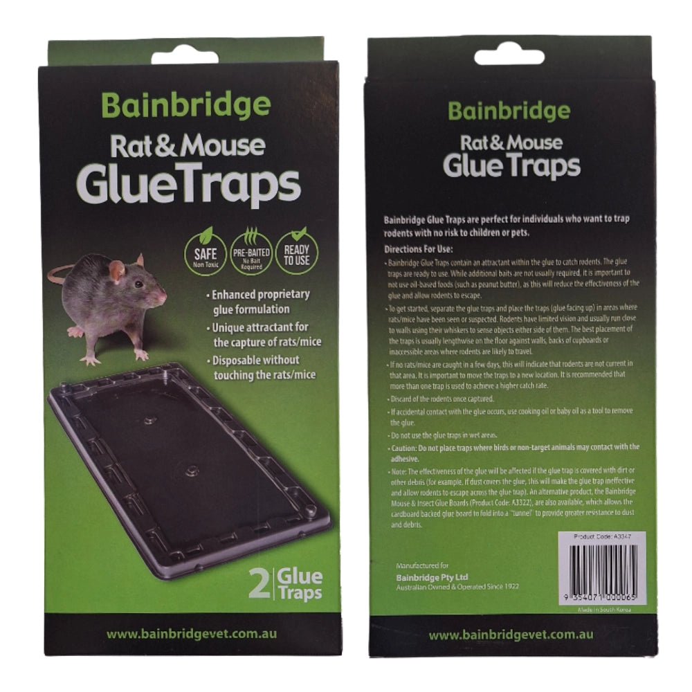 13314 - Hardware - Rat Glue Trap (2 Pack) - Austral Ag
