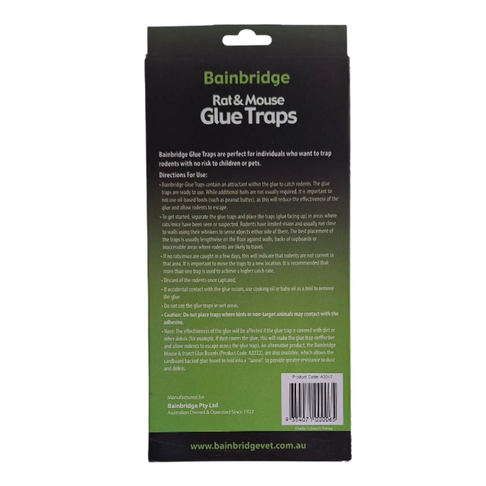 13314 - Hardware - Rat Glue Trap (2 Pack) - Austral Ag