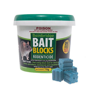 Rat & Mouse Bait Blocks Brodifacoum Rodenticide - Hardware - Austral Ag