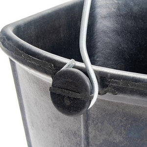 18561 - Animal Accessories - Recycled Rubber Flat Back Bucket - 18L - Austral Ag