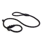 14266 - Animal Accessories - Reflective Rope Dog Lead Slip and Stopper - Black - 13mm x 120cm - Austral Ag
