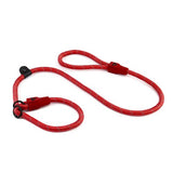 14267 - Animal Accessories - Reflective Rope Dog Lead Slip and Stopper - Red - 13mm x 120cm - Austral Ag