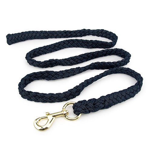13848 - Animal Accessories - Rope Lead with Brass Snap - Blue - 2m - Austral Ag