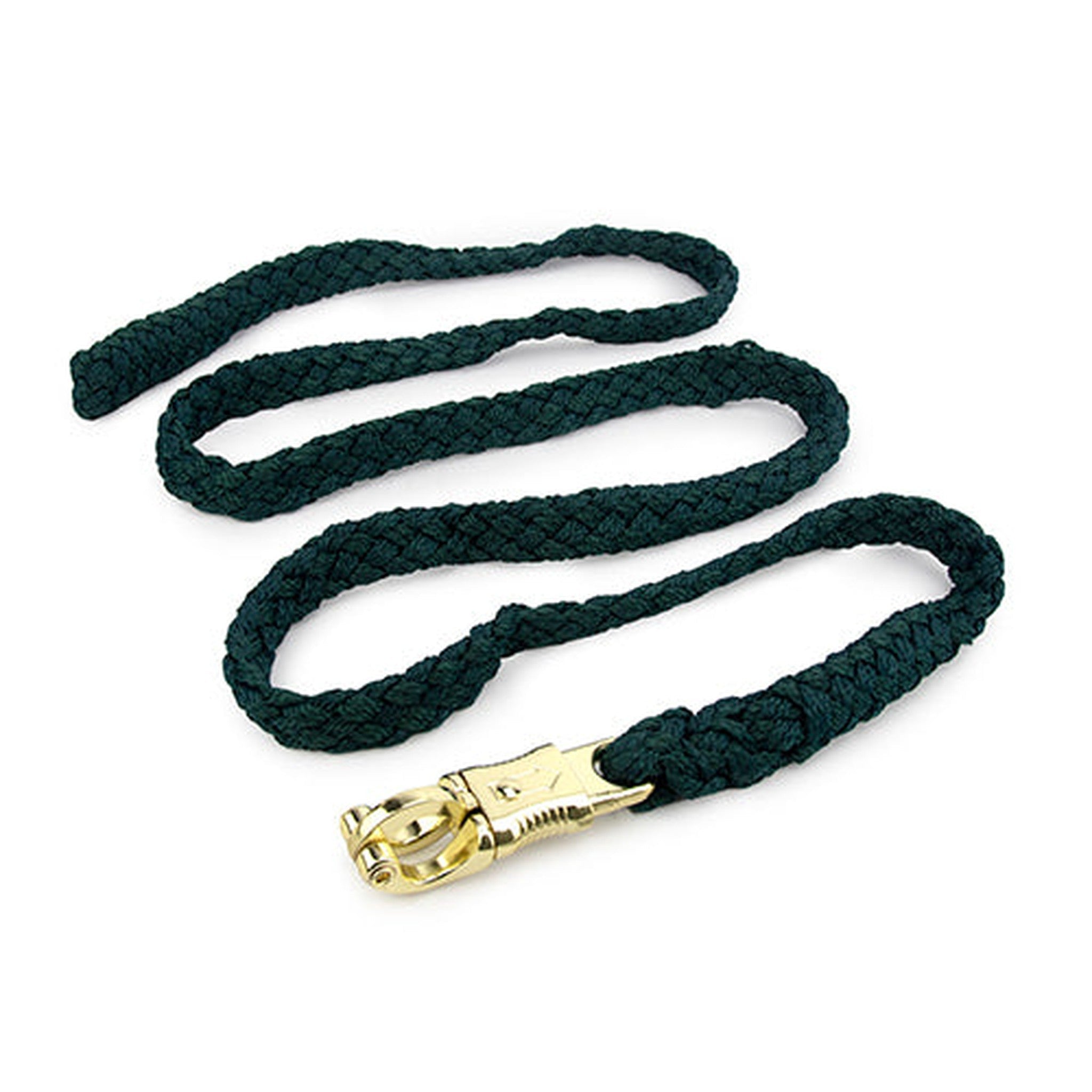 13855 - Animal Accessories - Rope Lead with Panic Snap - Green - 2m - Austral Ag