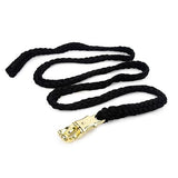 13852 - Animal Accessories - Rope Lead with Panic Snap - Black - 2m - Austral Ag
