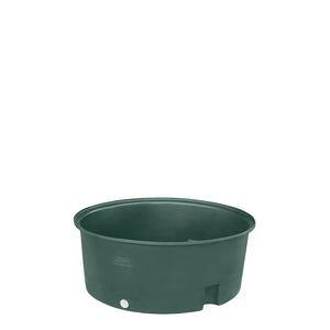 16248 - Livestock - Round Poly Water Trough - 500L - Green - Austral Ag