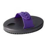 15364 - Animal Accessories - Rubber Curry Comb - Purple - Large - Austral Ag