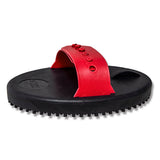 13196 - Animal Accessories - Rubber Curry Comb - Red - Large - Austral Ag