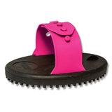 13189 - Animal Accessories - Rubber Curry Comb - Pink - Small - Austral Ag