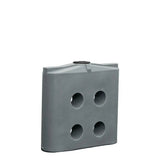 17243 - Tanks - Slimline Poly Rainwater Tank 1,000L - Grey - Austral Ag
