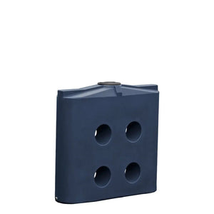 17255 - Tanks - Slimline Poly Rainwater Tank 1,000L - Mountain Blue - Austral Ag