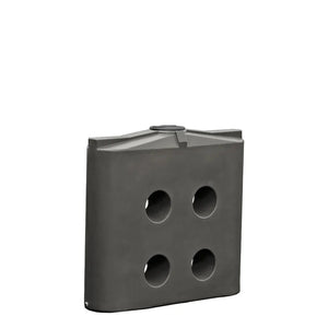17262 - Tanks - Slimline Poly Rainwater Tank 1,000L - Slate Grey - Austral Ag