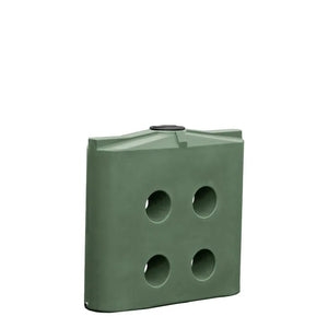 17257 - Tanks - Slimline Poly Rainwater Tank 1,000L - Mist Green - Austral Ag
