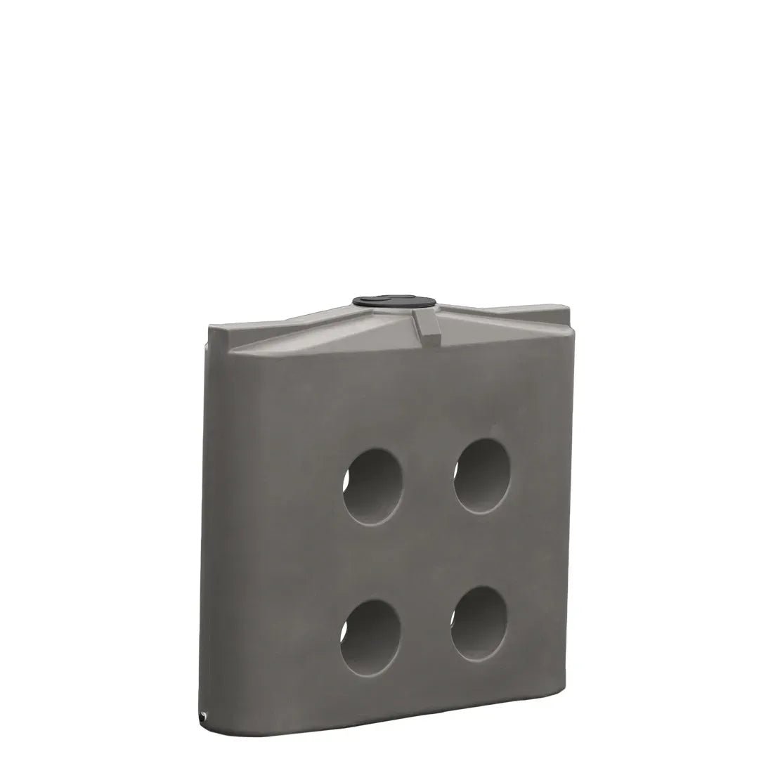 17245 - Tanks - Slimline Poly Rainwater Tank 1,000L - Birch Grey - Austral Ag