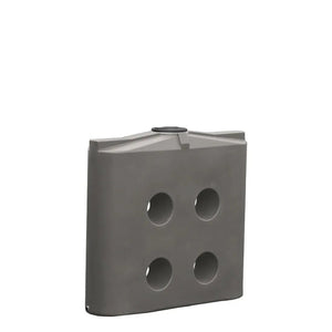 17245 - Tanks - Slimline Poly Rainwater Tank 1,000L - Birch Grey - Austral Ag
