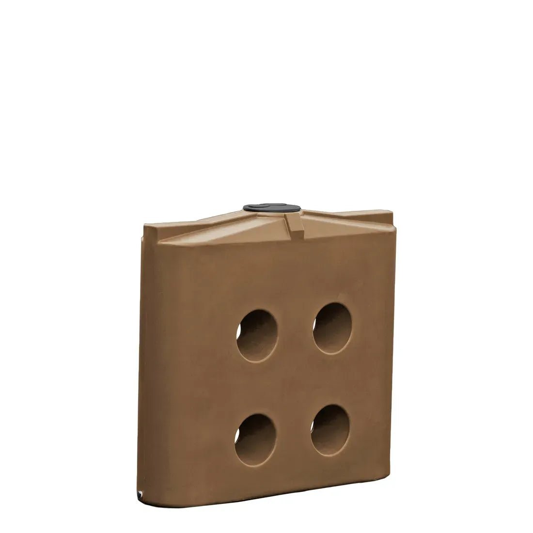 17242 - Tanks - Slimline Poly Rainwater Tank 1,000L - Brown - Austral Ag