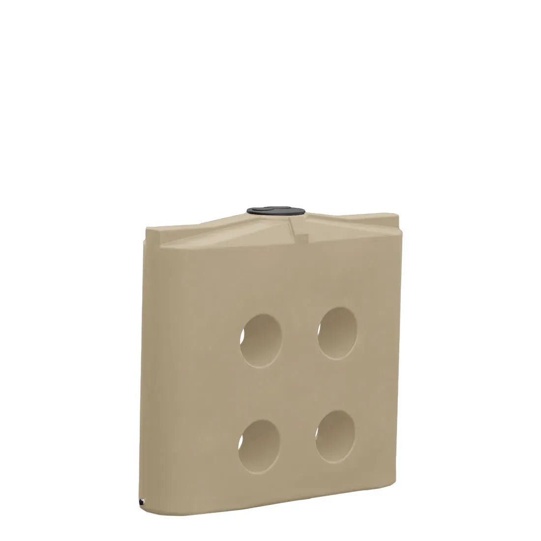17244 - Tanks - Slimline Poly Rainwater Tank 1,000L - Beige - Austral Ag