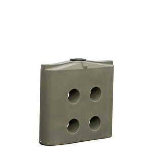 17250 - Tanks - Slimline Poly Rainwater Tank 1,000L - Earth Tone - Austral Ag