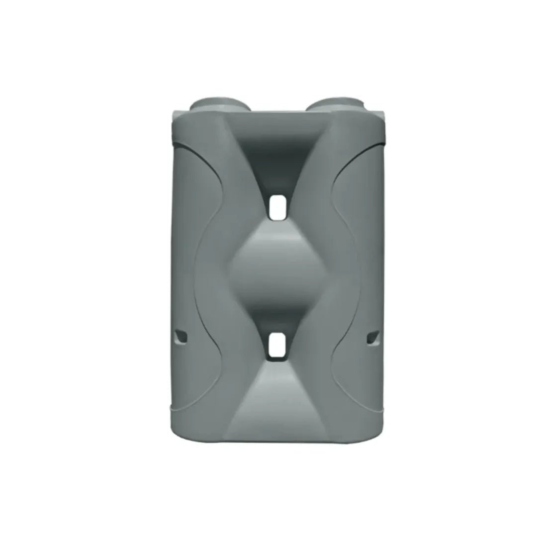 17507 - Tanks - Slimline Poly Rainwater Tank 1,500L - Armour Grey - Austral Ag