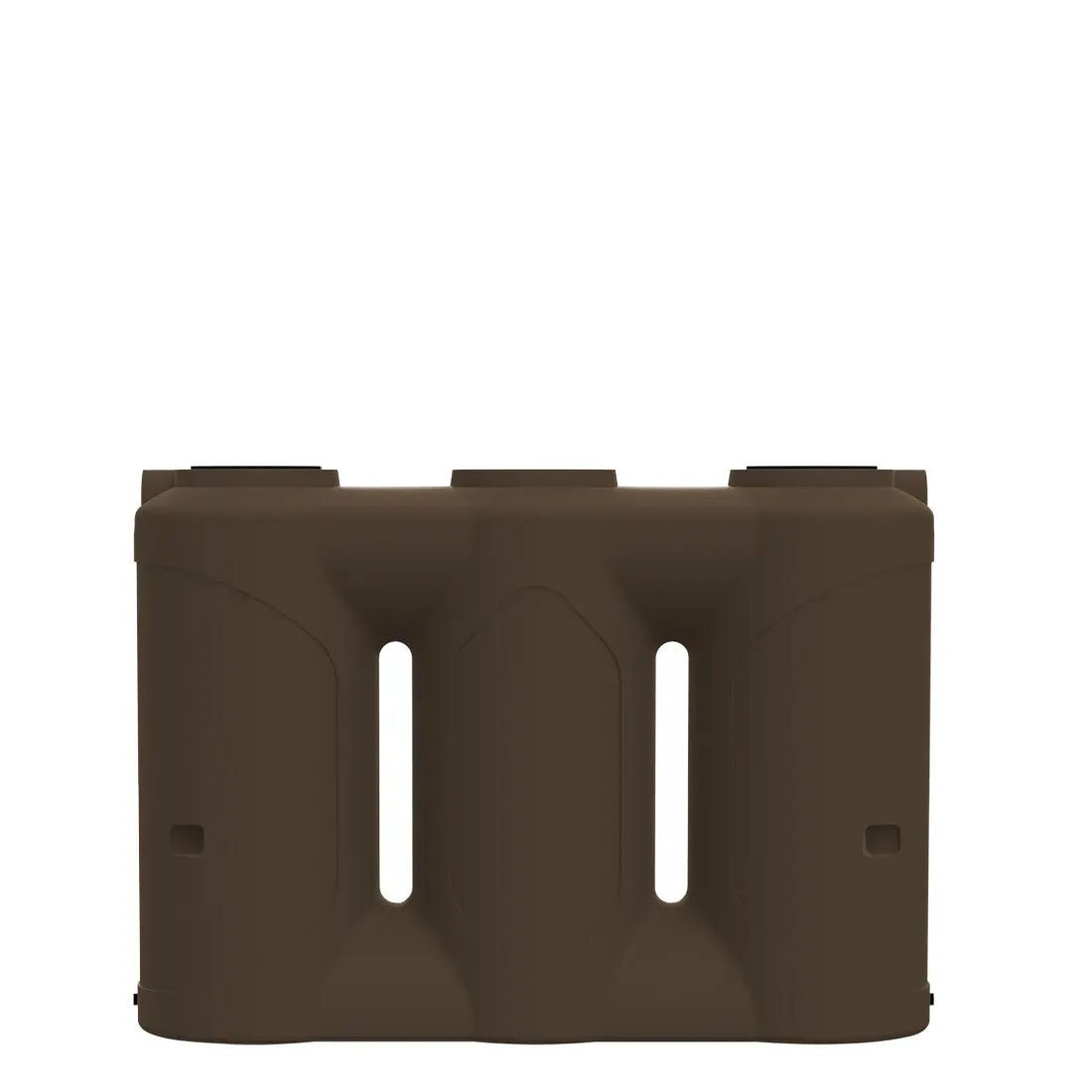17530 - Tanks - Slimline Poly Rainwater Tank 2,000L - Autumn Brown - Austral Ag