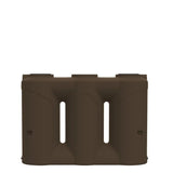 17530 - Tanks - Slimline Poly Rainwater Tank 2,000L - Autumn Brown - Austral Ag