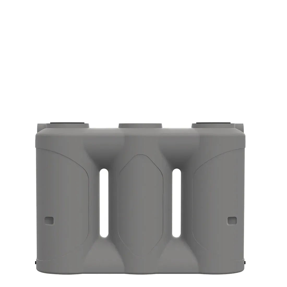 17539 - Tanks - Slimline Poly Rainwater Tank 2,000L - Gull Grey - Austral Ag