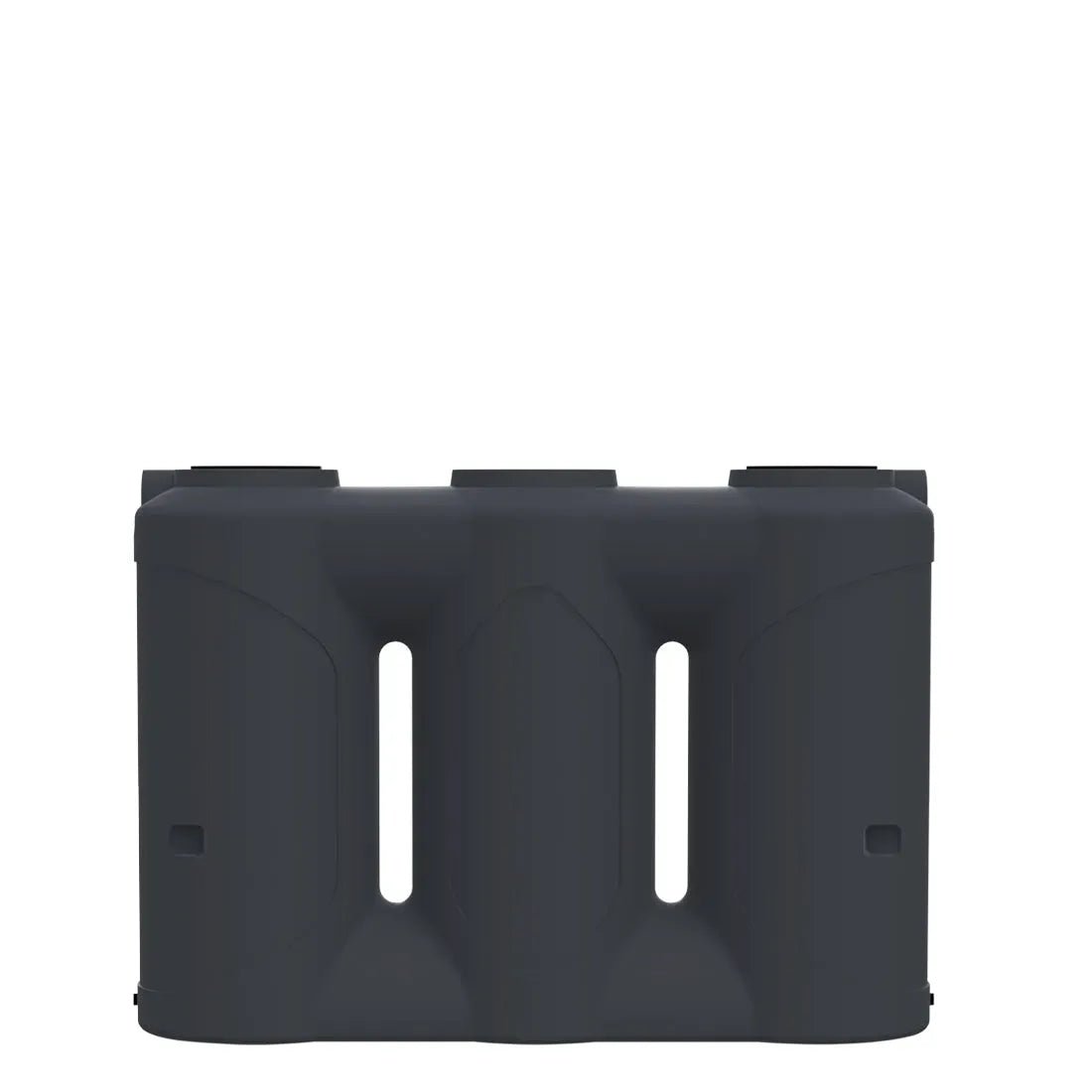 17542 - Tanks - Slimline Poly Rainwater Tank 2,000L - Metal Grey - Austral Ag