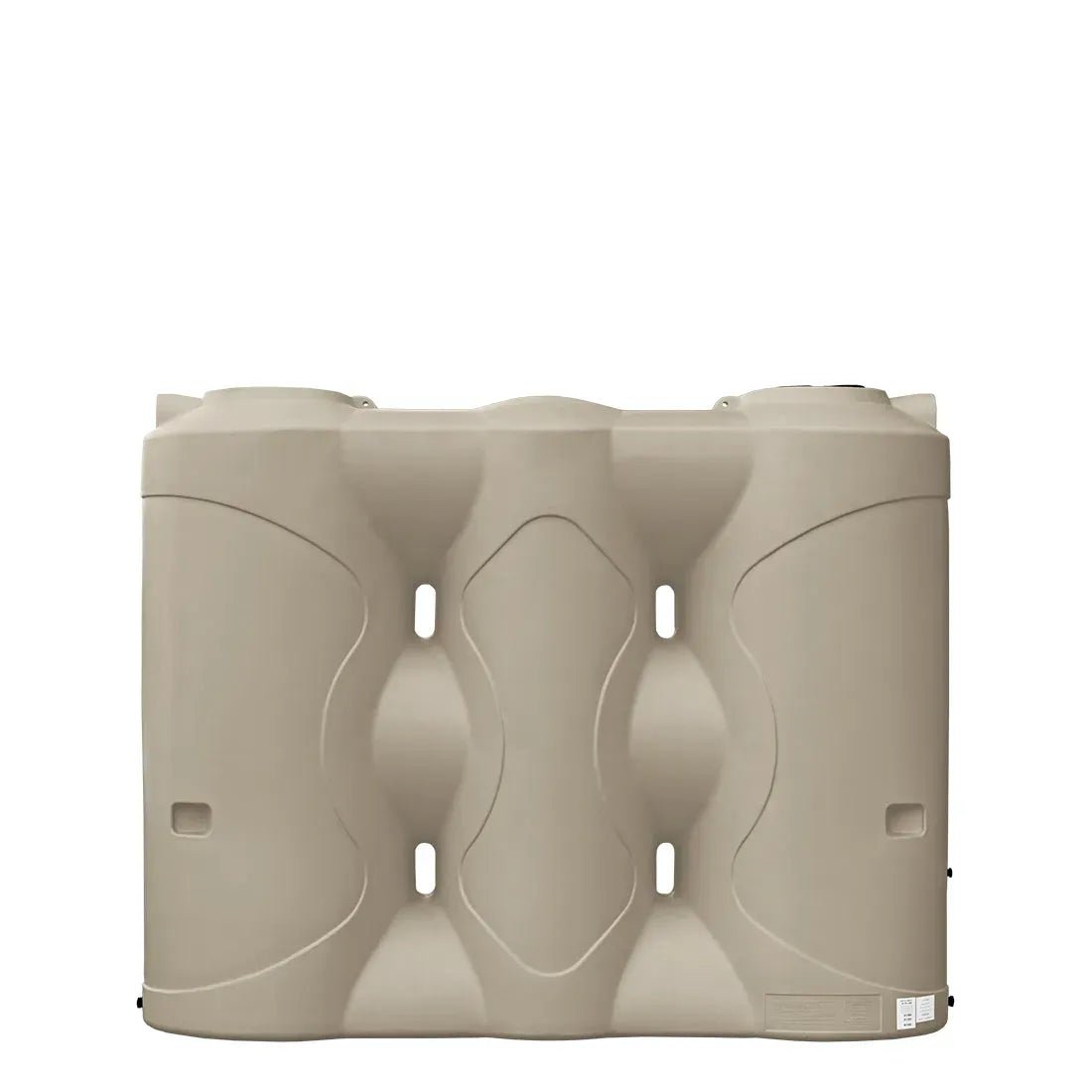 17580 - Tanks - Slimline Poly Rainwater Tank 3,000L - Beige - Austral Ag