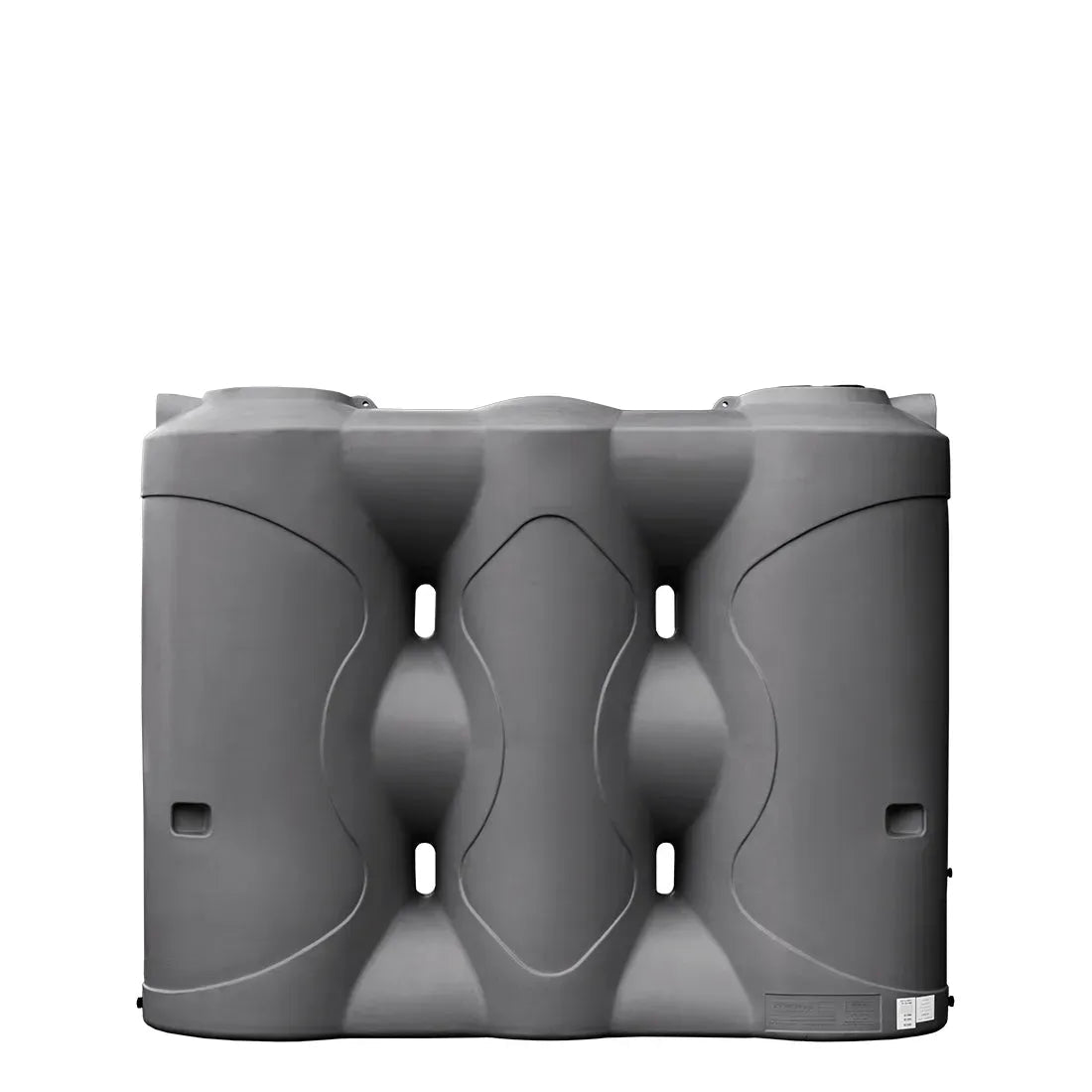 17583 - Tanks - Slimline Poly Rainwater Tank 3,000L - Dark Grey - Austral Ag