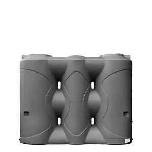 17583 - Tanks - Slimline Poly Rainwater Tank 3,000L - Dark Grey - Austral Ag