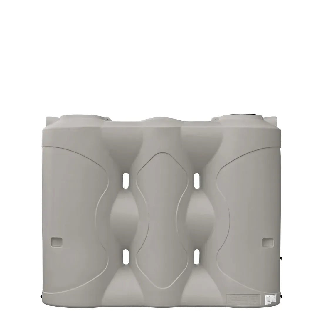 17581 - Tanks - Slimline Poly Rainwater Tank 3,000L - Birch Grey - Austral Ag