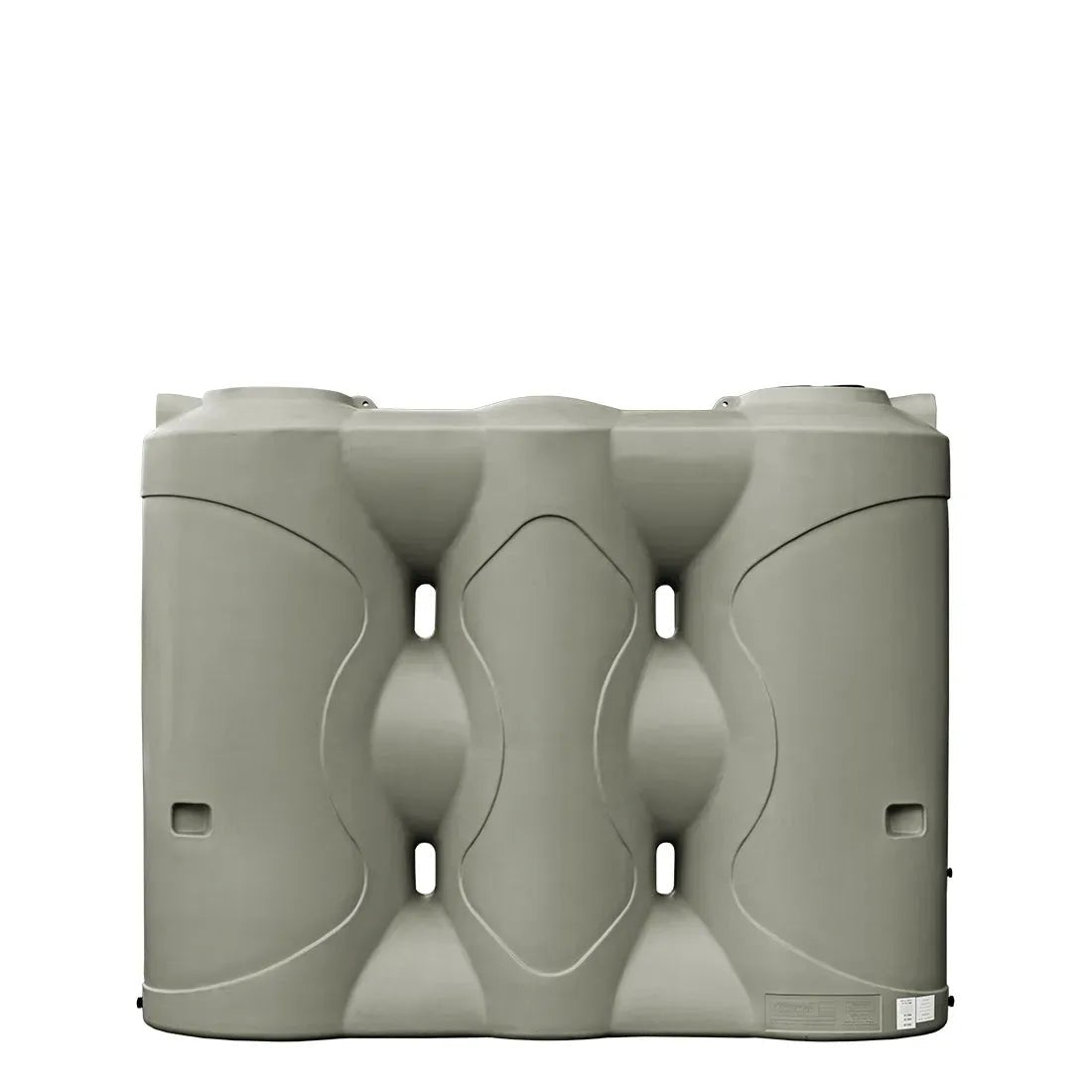 17586 - Tanks - Slimline Poly Rainwater Tank 3,000L - Earth Tone - Austral Ag