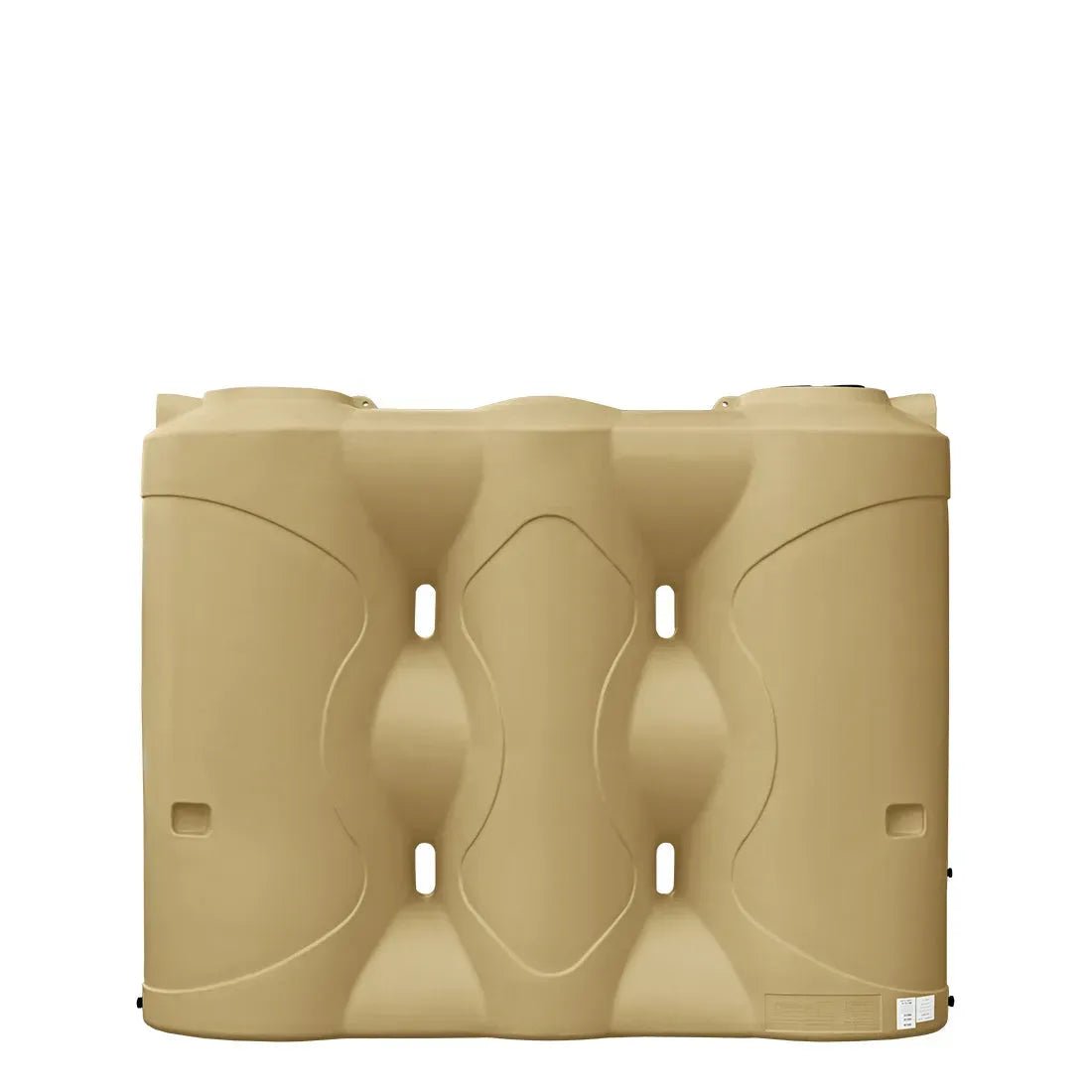 17649 - Tanks - Slimline Poly Rainwater Tank 3,000L - Wheat - Austral Ag