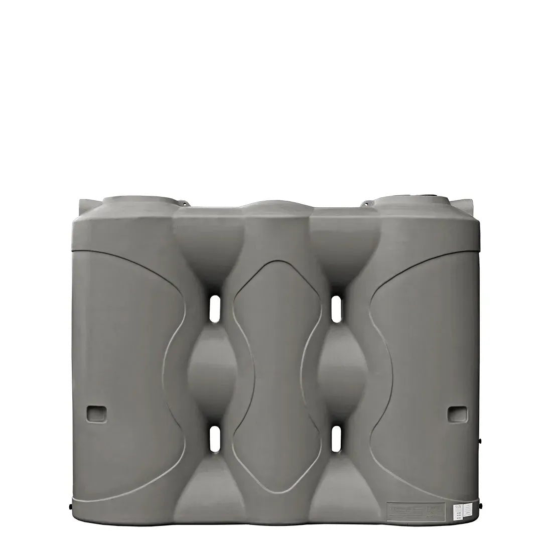 17622 - Tanks - Slimline Poly Rainwater Tank 3,000L - Slate Grey - Austral Ag