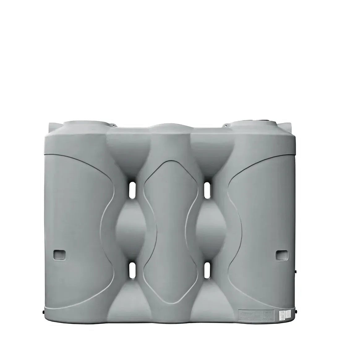 17579 - Tanks - Slimline Poly Rainwater Tank 3,000L - Armour Grey - Austral Ag