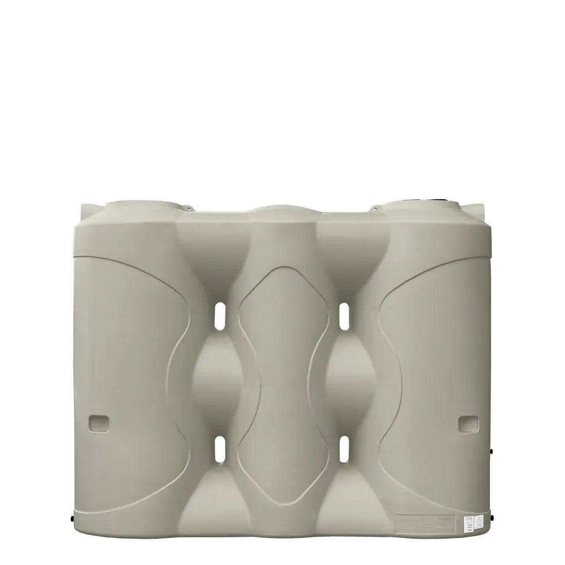 17585 - Tanks - Slimline Poly Rainwater Tank 3,000L - Evening Haze - Austral Ag