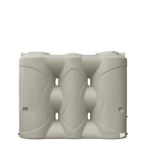 17585 - Tanks - Slimline Poly Rainwater Tank 3,000L - Evening Haze - Austral Ag