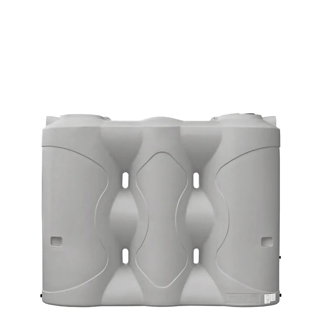 17587 - Tanks - Slimline Poly Rainwater Tank 3,000L - Gull Grey - Austral Ag
