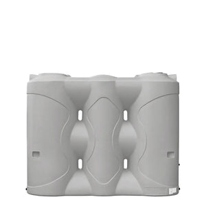 17587 - Tanks - Slimline Poly Rainwater Tank 3,000L - Gull Grey - Austral Ag