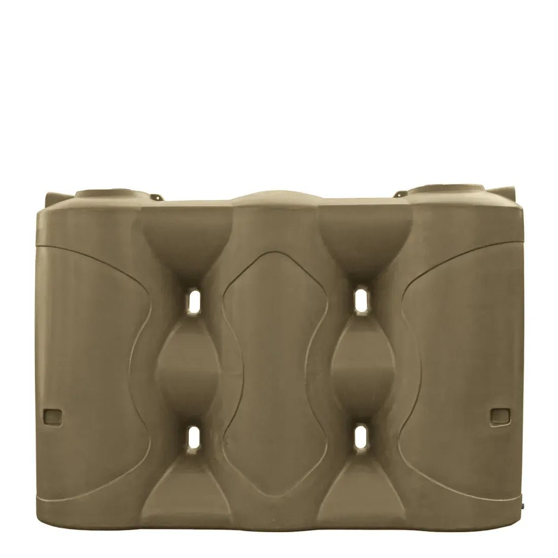 17656 - Tanks - Slimline Poly Rainwater Tank 4,000L - Desert Haze - Austral Ag