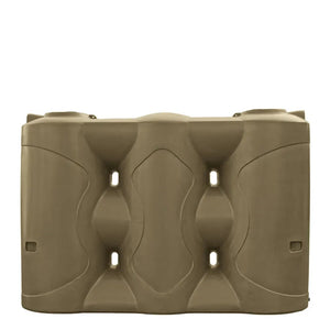 17656 - Tanks - Slimline Poly Rainwater Tank 4,000L - Desert Haze - Austral Ag