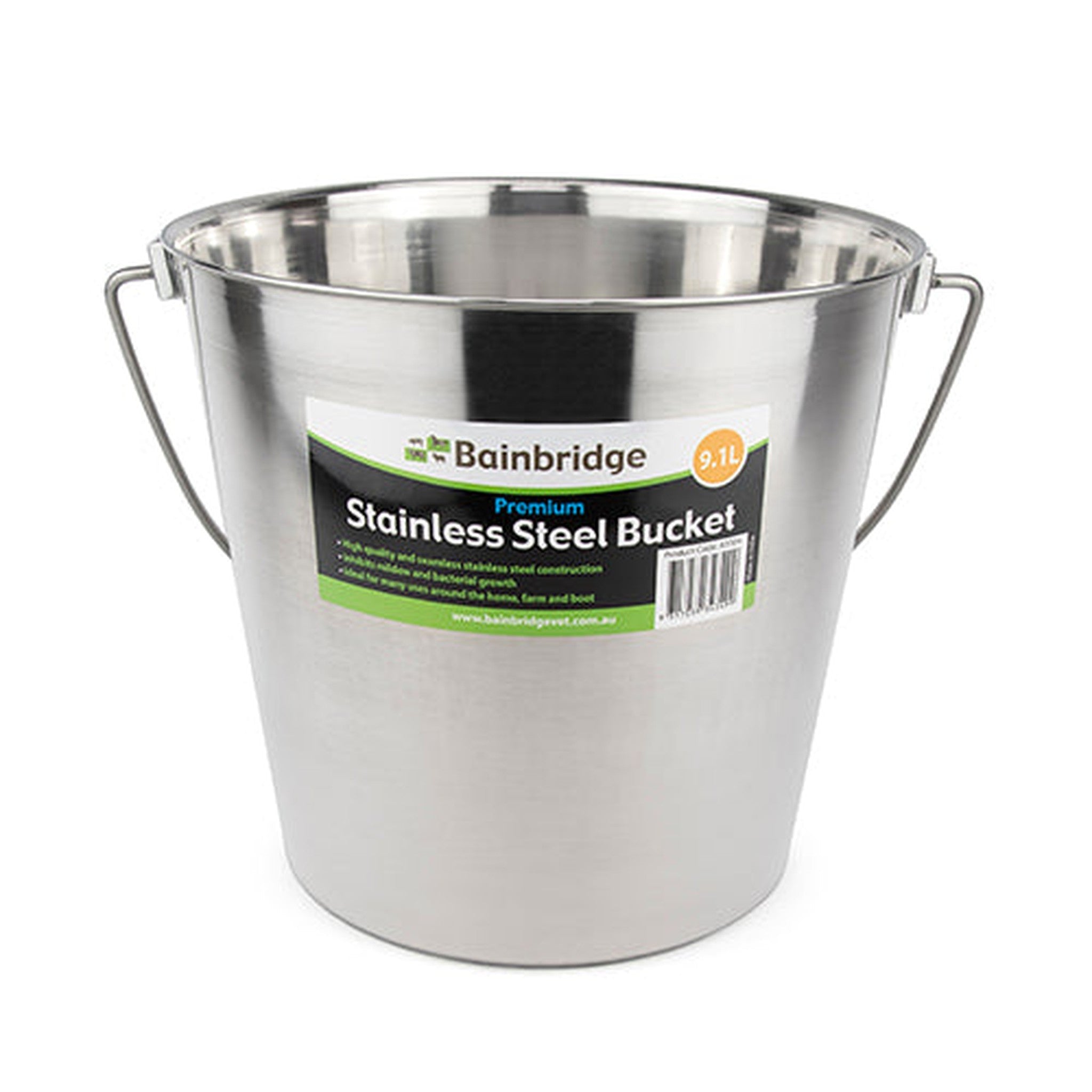 Stainless Steel Bucket - Animal Accessories - Austral Ag