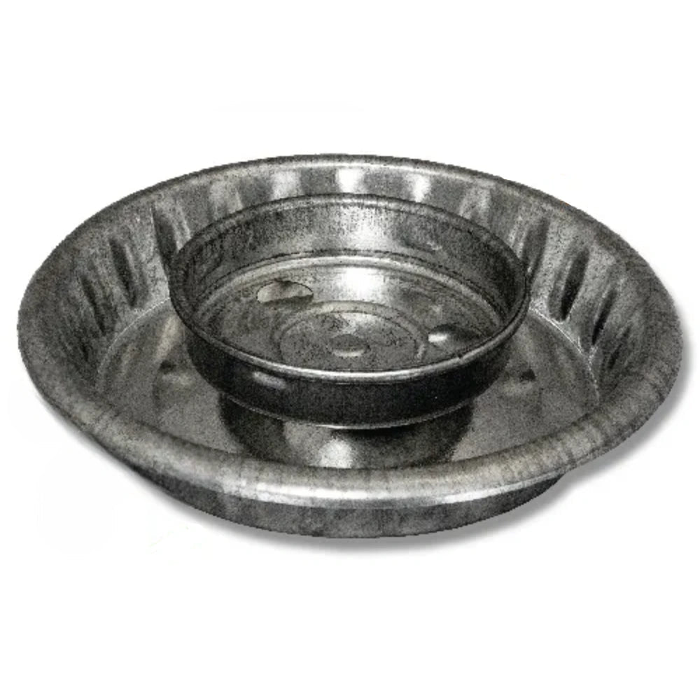 Stainless Steel Chick Drinker with Glass Mason Jar 1L - Animal Accessories - Austral Ag