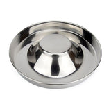 Stainless Steel Puppy Saucer Bowl - 28cm - Animal Accessories - Austral Ag