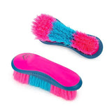 11425 - Animal Accessories - STIFF DANDY BRUSH SENIOR - Pink/Blue - Austral Ag