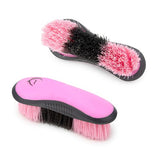 11424 - Animal Accessories - STIFF DANDY BRUSH SENIOR - Grey/Pink - Austral Ag