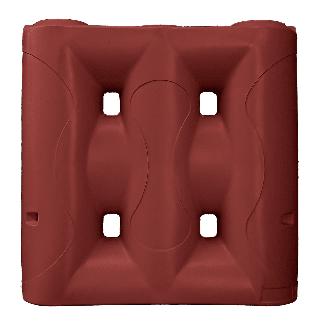 17562 - Tanks - Superslim Poly Rainwater Tank 2,000L - Heritage Red - Austral Ag