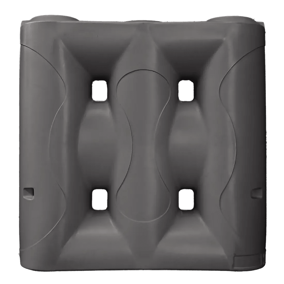 17556 - Tanks - Superslim Poly Rainwater Tank 2,000L - Dark Grey - Austral Ag