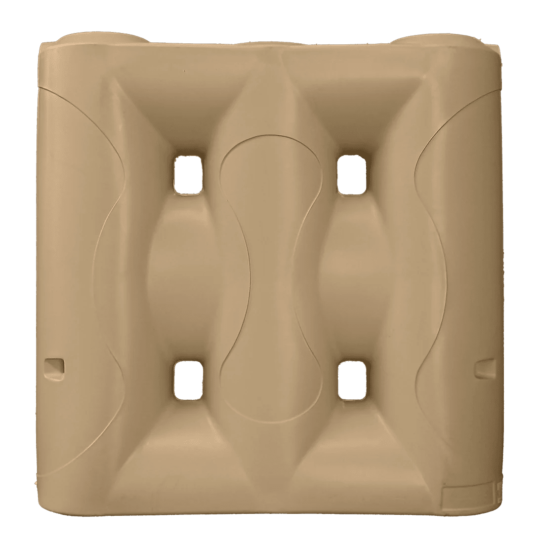 17557 - Tanks - Superslim Poly Rainwater Tank 2,000L - Desert Haze - Austral Ag