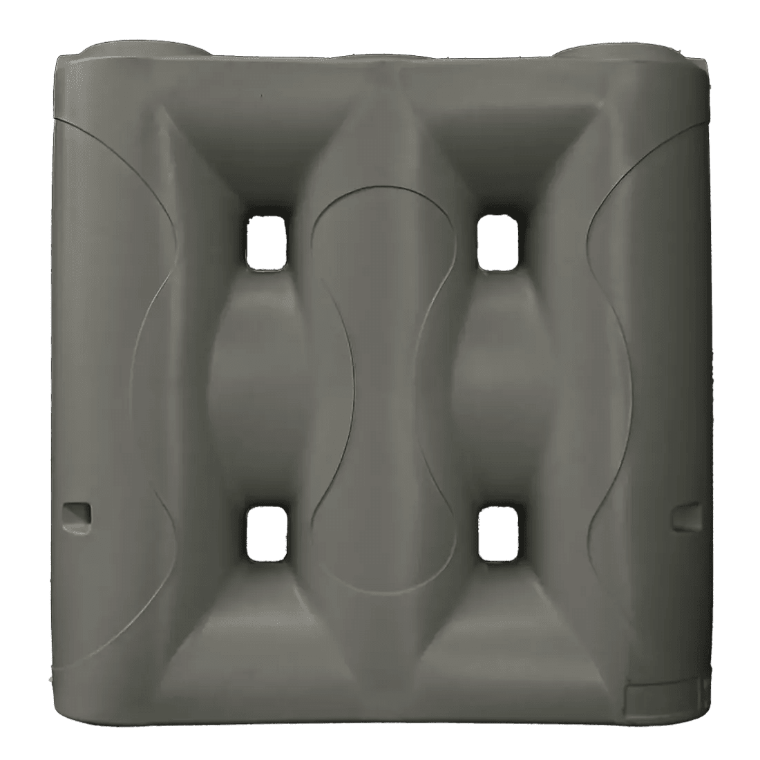 17571 - Tanks - Superslim Poly Rainwater Tank 2,000L - Slate Grey - Austral Ag